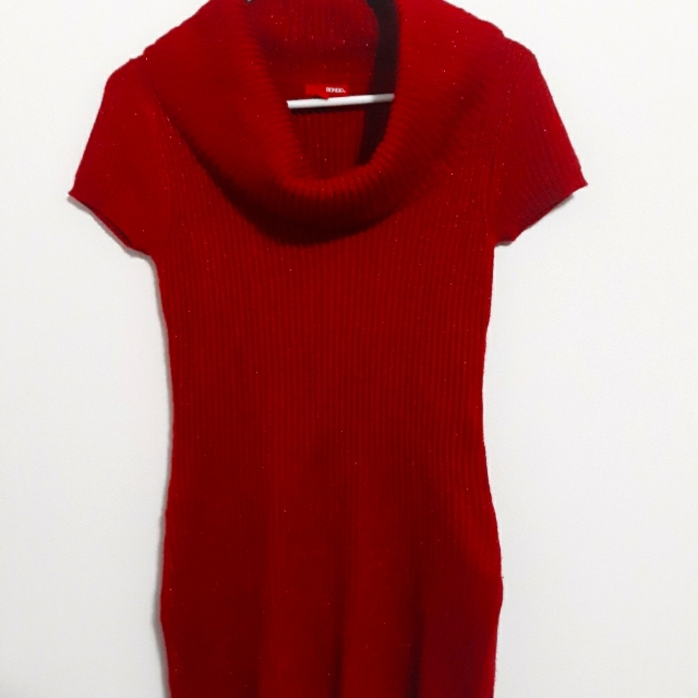 Bongo Red Sweater with Sparkles. Large
